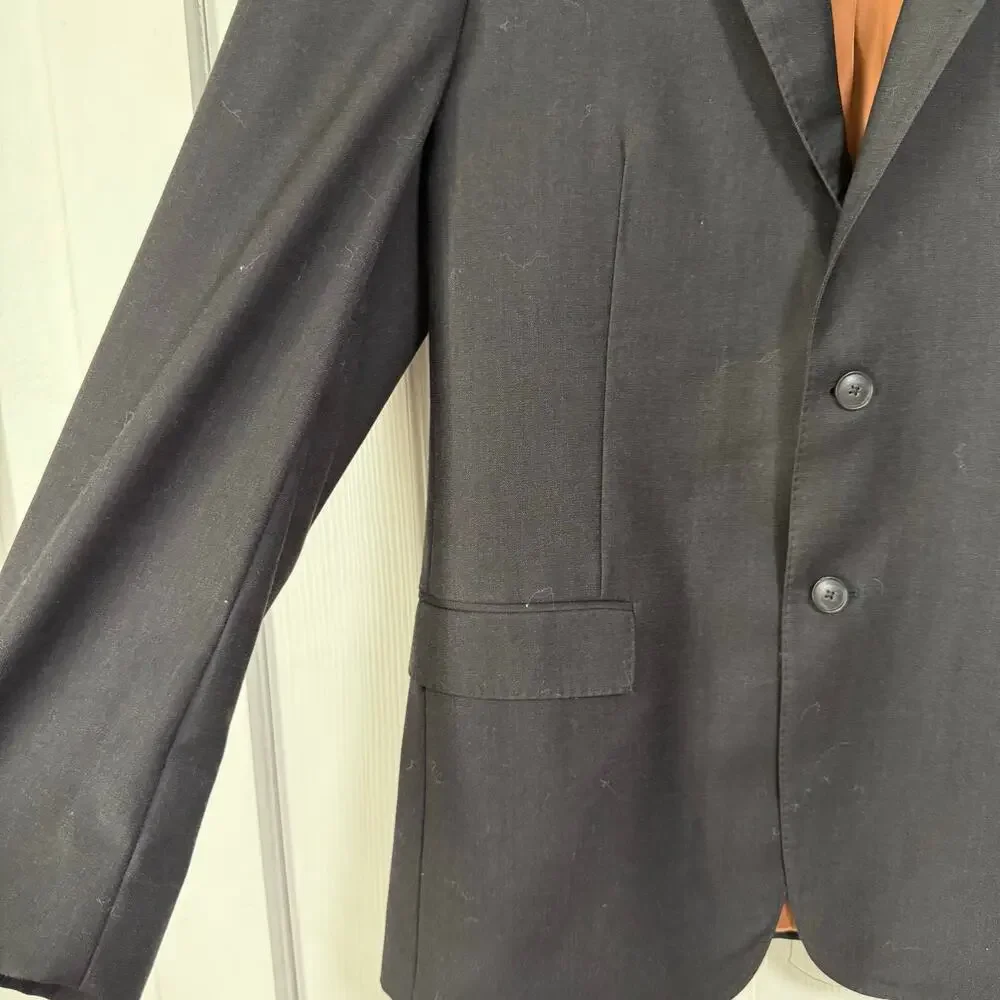 Jos. A. Bank Men's Charcoal 100%Wool Slim Fit Sportscoat Blazer Size 42R